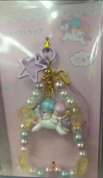 리틀트윈스타 폰 스트랩 유니콘 산리오