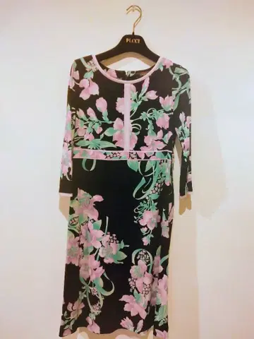 레오나드 플라워 프린트 원피스 38 새상품급