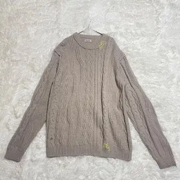 ZADIG&VOLTAIRE 베이지/니트/참 포함 루즈한 사이즈