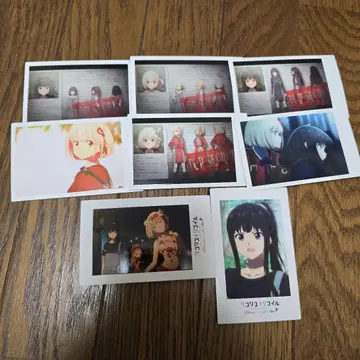 리코리스 리코일 인스턴트풍 포토 카드 8종 세트