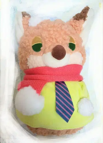 주토피아 크리스마스 눈사람 봉제 인형 닉