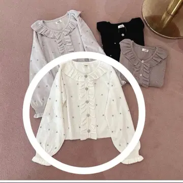 비쥬 프릴 니트 evelyn