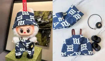 러브부 데님풍 옷 갈아입기 의류 세트