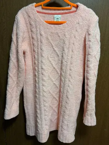 [gelato pique] 살몬 핑크 케이블 짜임 룸웨어 덤 포함