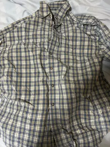 L.L.Bean 체크 무늬 긴팔 셔츠, 니트, 아우터