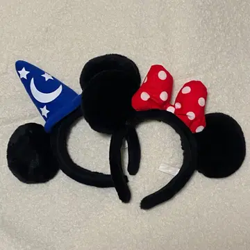 [페어 판매] 디즈니 미니와 미키의 머리띠 세트