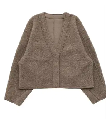 select MOCA 부클레 V넥 숏 가디건