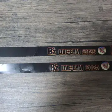 B'z LIVE-GYM 2025 FYOP 은색 테이프 2개 풀세트