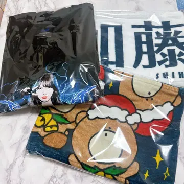 카토 시호 락T셔츠 M사이즈 타월