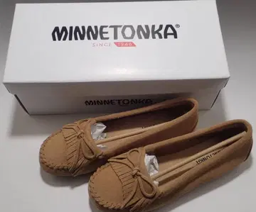 미네통카 25m 여성용 신발 모카신 시나몬 69971