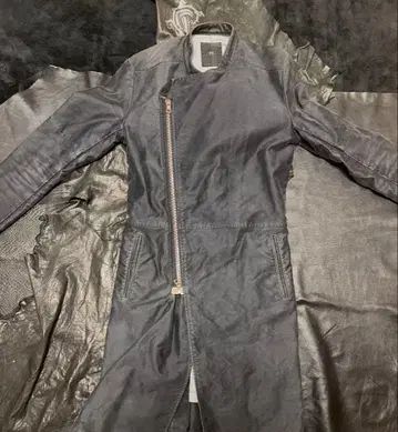 PARANOID 파라노이드 Riri 지퍼 롱 코트 L 일본제 밀리터리