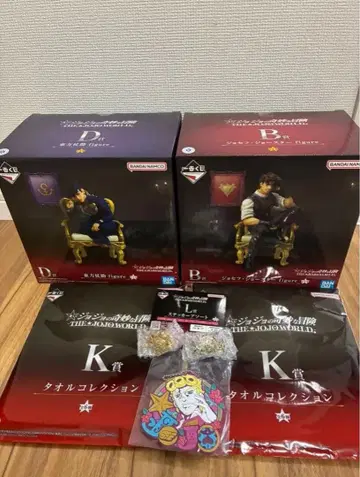 죠죠의 기묘한 모험 제일복권 피규어 B상 죠셉 D상 죠스케