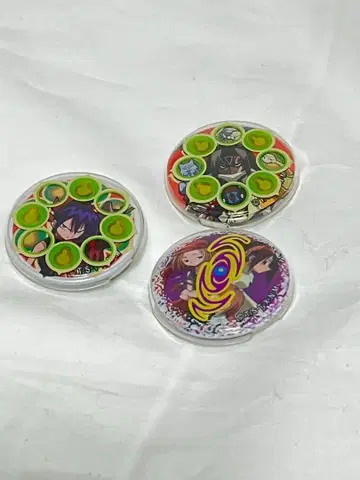 익명 배송 / 샤먼킹 캔뱃지 세트 당시 물품