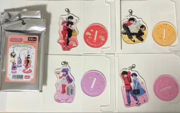 란마 1/2 흔들흔들 아크릴 스탠드 전 4종 컴프 세트 캔두