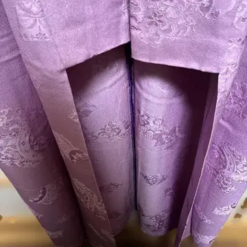 연보라 무지 기모노, 홑겹, 문양 1개, 새상품, 교육용 실, 새상품급