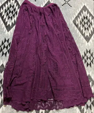 엑시즈팜 오너먼트 레이스 스커트 M 택 포함 새상품