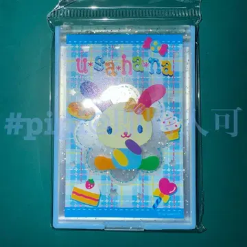 [블루] 우사하나 컴팩트 거울 스핀스 산리오 헤이세이 Y2K