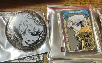 카구라바치 실버 캔뱃지 펍 미러풍 아크릴 스티커 하쿠리