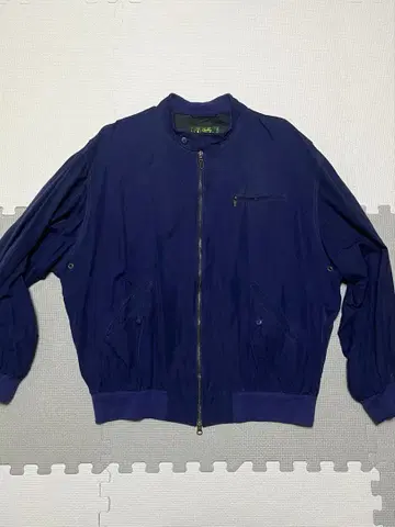 90s Bobby Jones 페이드 실크 블루종 자수 로고 XL