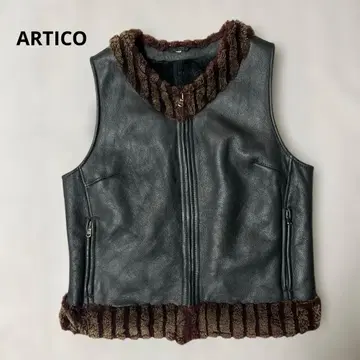 ARTICO 가죽 베스트 MADE IN ITALY L 사이즈