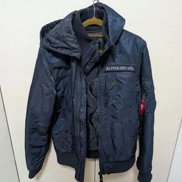 ALPHA IND. 네이비 밀리터리 자켓 M 사이즈