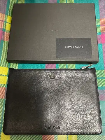 저스틴 데이비스 가죽 파우치 미사용 새상품