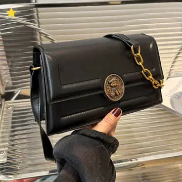 블랙 숄더백 캐주얼 엘레강트 곰 심플 페미닌