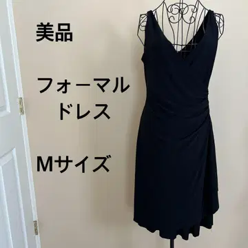 [새상품급] 여성용/포멀/슬리브리스/드레스/검정/블랙/무지