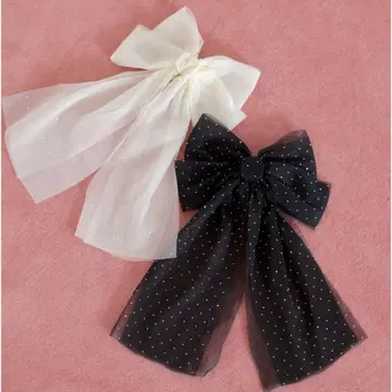 M me eme 엠미에메 볼륨 리본 헤어 클립