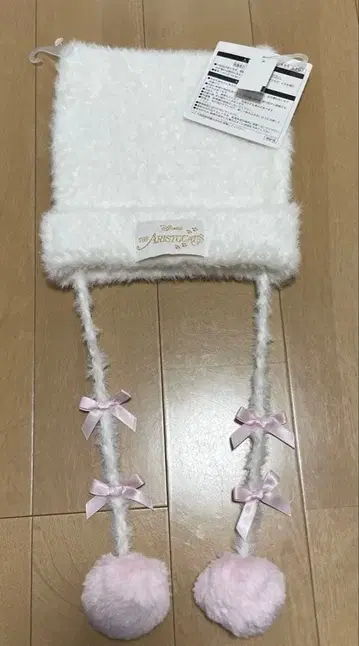 택 포함 새상품 니트캡 패셔니스타 캣 마리 디즈니 리조트