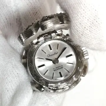 작동 챈들러 반지 워치 17석 스톤 자동 태엽 빈티지