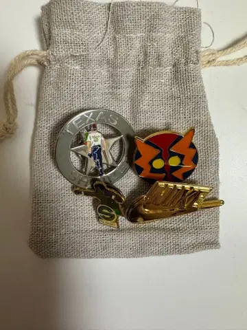 텍사스 별 모양 배지 캐릭터 나이키 배지 세트