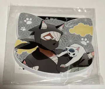 난자타운 네코야시키 고양이형 마그넷 배지 자토 콘나몬