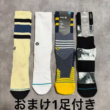 스탠스 삭스 STANCE SOCKS 양말 4족 세트 + 덤 1족 포함
