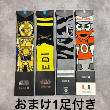 스탠스 삭스 STANCE SOCKS 양말 4족 세트 + 덤 1족 포함