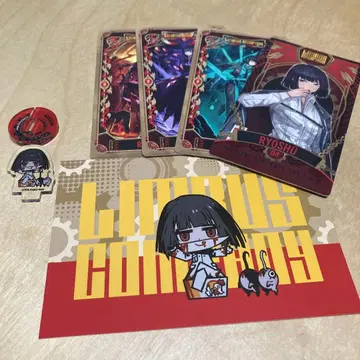 림버스 컴퍼니 아르카나 카드 인격 편성풍 씰 미니 아크릴 스탠드 료슈