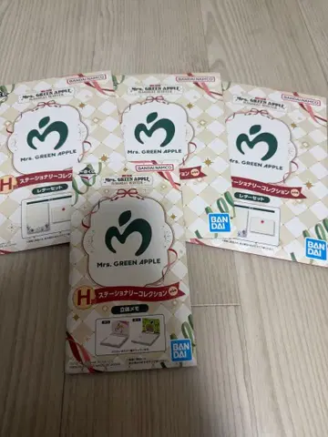 Mrs. GREEN APPLE 제일복권 레터 세트 메모