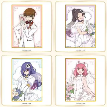 신의 탑 세카이 에우레카 복권 E상 A6판 미니 색지 4장 세트