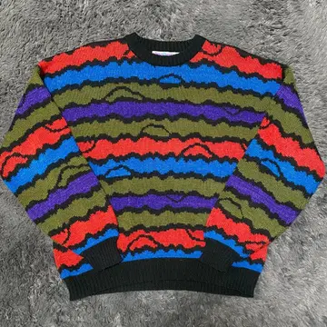 [ PERMIT ] 컬러풀 니트 스웨터 XL
