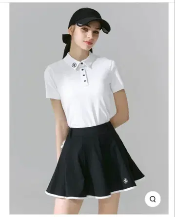 XEXYMIX 배색 라인 플레어 스커트 이너 팬츠 포함