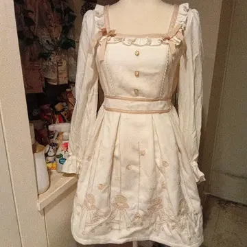 리즈리사 LIZLISA 장미 자수 원피스