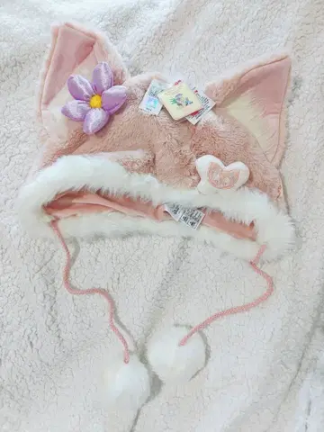 리나벨 팬캡 폼폼 달린 상하이 디즈니 한정판