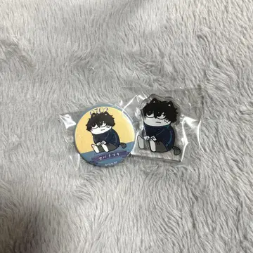 사카모토 데이즈 지로리 캣 미니 아크릴 블록 세바 나츠키 캔뱃지