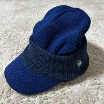 캘러웨이 골프 2WAY 니트 캡 바이저 포함 비니 네이비
