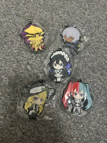 무한 가챠로 레벨 9999 캡슐 러버 마스코트 세트