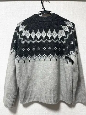 H&M 노르딕 무늬 니트 스웨터
