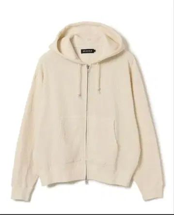 BEAMS T 리브 풀 집업 후드티