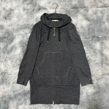 Rebecca Taylor 레베카테일러 지퍼 후드티 다크 그레이