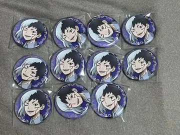 Dr.STONE 아사기리 겐 캔뱃지 블랙 슈트 11개