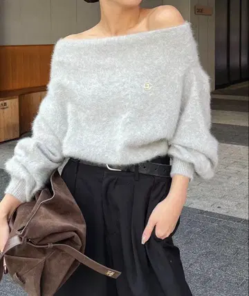 카프리슈 레마쥬 FOX 캐시미어 돌먼 니트